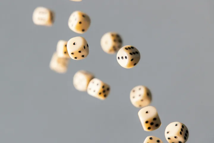 Expecting a 7 on a Dice